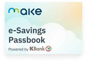 Bookbank with MAKE logo